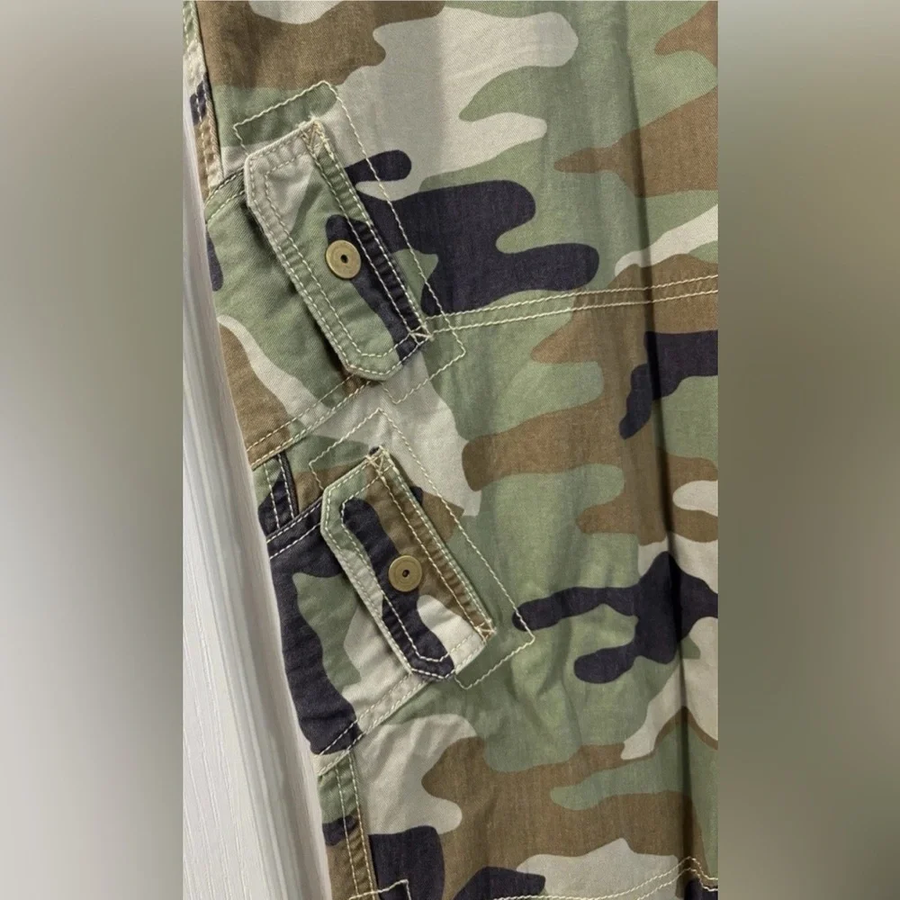NWT‎ CHAPS Boys' Size 18 Camouflage Green Cargo Pants Utility Pockets Outdoor